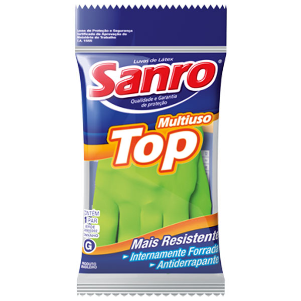 Luva de latex Top (Sanro)